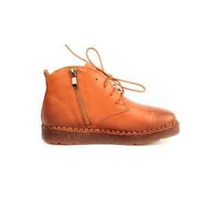 Chaussures Femme Bottines en Cuir, Couleur Camel / G028-66 / BEL CHOU'S