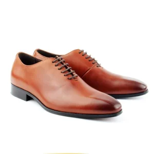 Chaussures Homme Richelieu en Cuir, Couleur Marron / C1401-65 / BEL CHOU'S