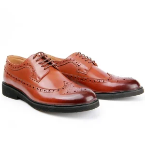 Chaussures Homme Richelieu en Cuir, Couleur Marron / C7001-63 / BEL CHOU'S