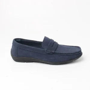 Chaussures Homme Mocassins & Drivers en Cuir, Couleur Bleu Marine / M013-84 / BEL CHOU'S