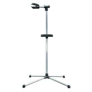 Pied de réparation vélo avec bac de rangement