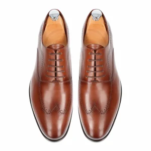 Richelieu homme Cuir Camel - Benny