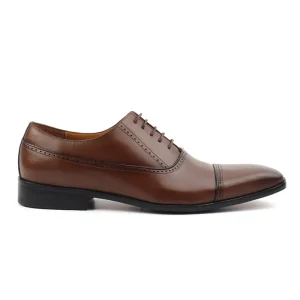 Chaussures Homme Derbies en Cuir, Couleur Marron / AT001-64 / BEL CHOU'S