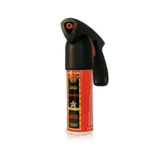Aérosol de défense CBM gaz lacrymogène au poivre OC + Poignée Prodesign 300 ml