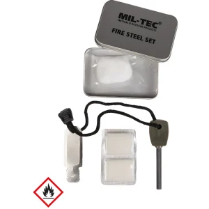 Allume-feu Mil-Tec Firesteel Set Avec Réservoir