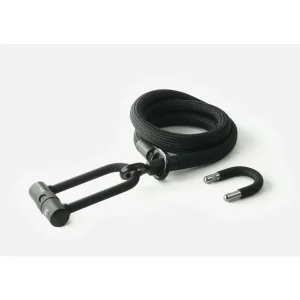 Antivol Tex-Lock Eyelet L U/X-lock 160 cm certifié Sold Secure et ART2