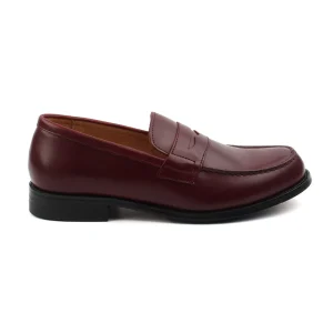 Chaussures Homme Mocassins en Cuir, Couleur Bordeaux / C1001-67 / BEL CHOU'S