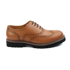 Chaussures Homme Richelieu en Cuir, Couleur Marron / C1301-65 / BEL CHOU'S