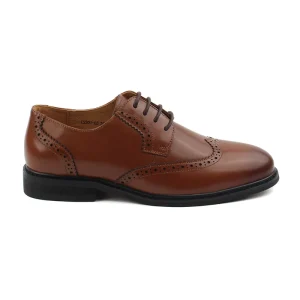 Chaussures Homme Derbies en Cuir, Couleur Marron / C2301-65 / BEL CHOU'S