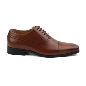 Chaussures Homme Richelieu en Cuir, Couleur Marron / C2501-65 / BEL CHOU'S