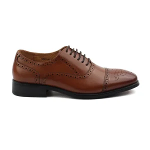 Chaussures Homme Richelieu en Cuir, Couleur Marron / C2601-65 / BEL CHOU'S