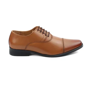 Chaussures Homme Richelieu en Cuir, Couleur Marron / C4001-65 / BEL CHOU'S