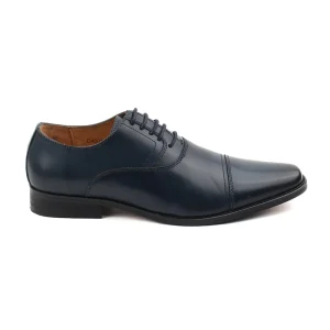 Chaussures Homme Richelieu en Cuir, Couleur Bleu Marine / C4001-84 / BEL CHOU'S
