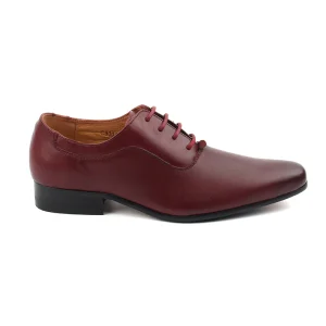 Chaussures Homme Richelieu en Cuir, Couleur Rouge / C9001-67 / BEL CHOU'S