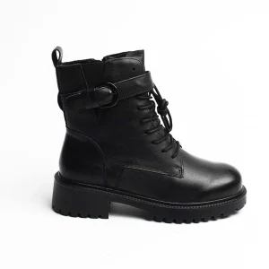 Chaussures Femme Bottines en Cuir, Couleur Noir / EX113-51 / BEL CHOU'S