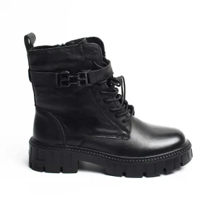 Chaussures Femme Bottines en Cuir, Couleur Noir / EX116-51 / BEL CHOU'S
