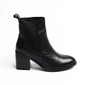 Chaussures Femme Bottines en Cuir, Couleur Noir / EX119-51 / BEL CHOU'S