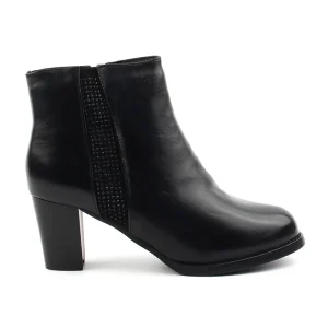Chaussures Femme Bottines en Cuir, Couleur Noir / EX127-51 / BEL CHOU'S