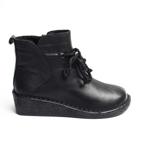 Chaussures Femme Bottines en Cuir, Couleur Noir / EX151-51 / BEL CHOU'S