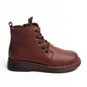 Chaussures Femme Bottines en Cuir, Couleur Marron / EX152-62 / BEL CHOU'S