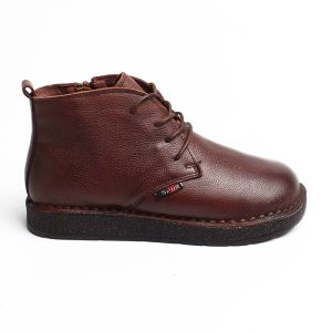 Chaussures Femme Bottines en Cuir, Couleur Marron / EX153-62 / BEL CHOU'S