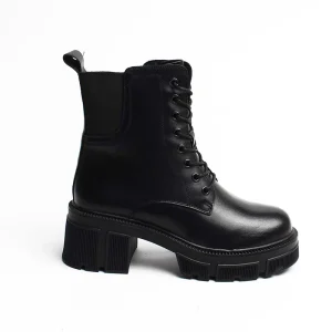 Chaussures Femme Bottines en Cuir, Couleur Noir / EX215-51 / BEL CHOU'S