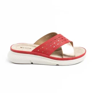 Chaussures Femme Sandales, Couleur Rouge / F022-73 / MINIA