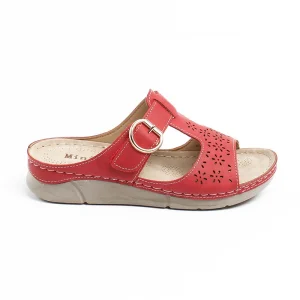 Chaussures Femme Sandales, Couleur Rouge / F023-73 / MINIA
