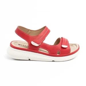 Chaussures Femme Sandales, Couleur Rouge / F024-73 / MINIA