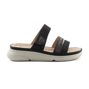 Chaussures Femme Sandales, Couleur Noir / F028-51 / MINIA