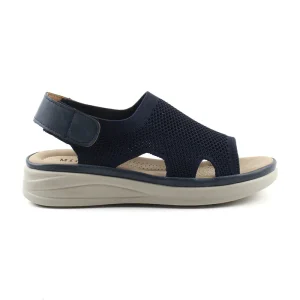 Chaussures Femme Sandales, Couleur Bleu Marine / F038-84 / MINIA