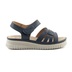 Chaussures Femme Sandales, Couleur Bleu Marine / F040-84 / MINIA