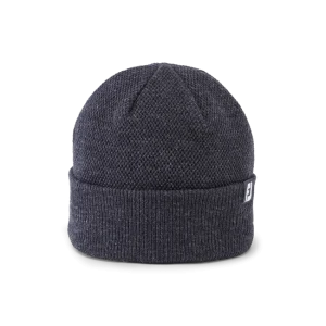 Footjoy - Bonnet Knit Beanie Heather bleu marine