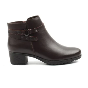 Chaussures Femme Bottines en Cuir, Couleur Brun / H121-62 / BEL CHOU'S