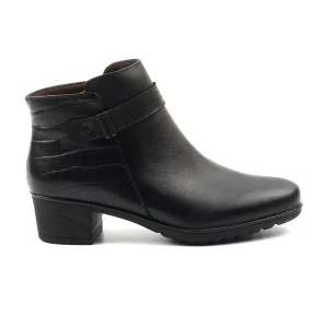 Chaussures Femme Bottines en Cuir, Couleur Noir / H122-51 / BEL CHOU'S