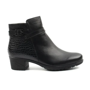 Chaussures Femme Bottines en Cuir, Couleur Noir / H123-51 / BEL CHOU'S