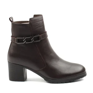 Chaussures Femme Bottines en Cuir, Couleur Brun / H127-62 / BEL CHOU'S