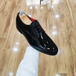 Derby homme cuir vernis - Scott