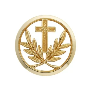 Insigne de béret Or Aumonier Catholique