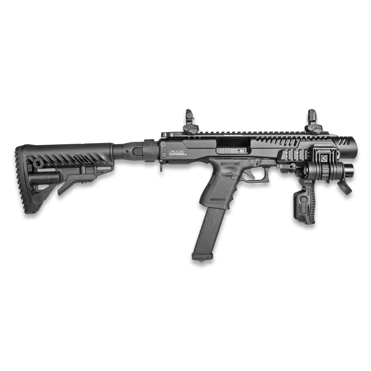 Kit de conversion FAB Defense KPOS G2C Glock 9mm avec crosse M4 pliante – Image 2