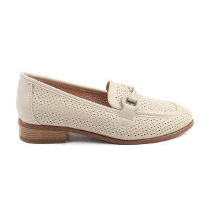 Chaussures Femme Mocassins, Couleur Beige / L056-65 / MINIA