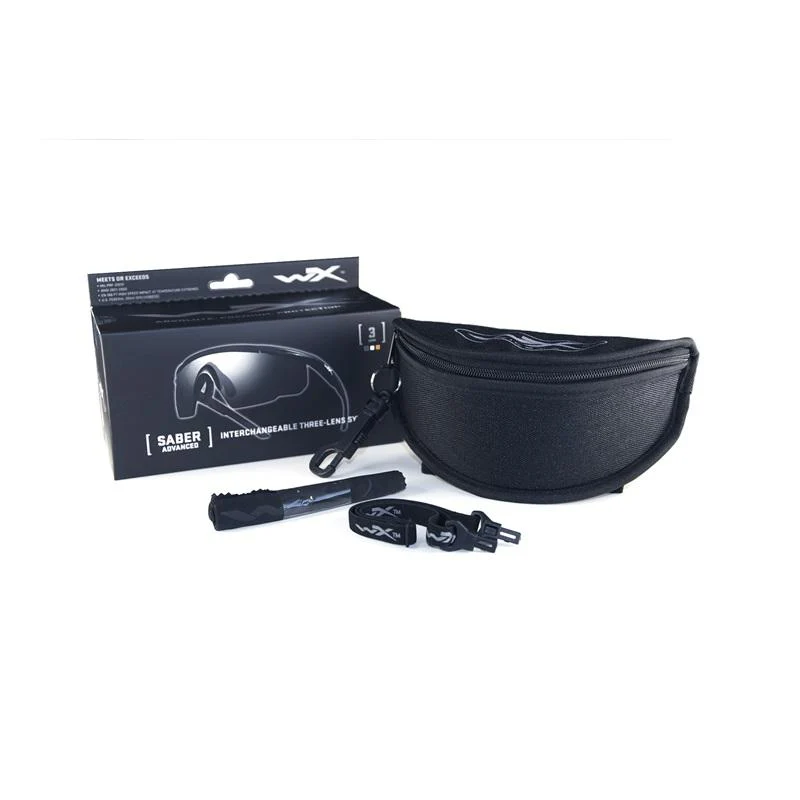 Lunettes Wiley X Saber Advanced Tan avec 3 écrans – Image 7