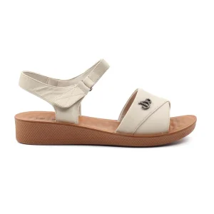 Chaussures Femme Sandales en Cuir, Couleur Beige / N052-65 / BEL CHOU'S