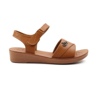 Chaussures Femme Sandales en Cuir, Couleur Camel / N052-66 / BEL CHOU'S