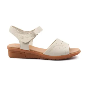 Chaussures Femme Sandales en Cuir, Couleur Beige / N056-65 / BEL CHOU'S