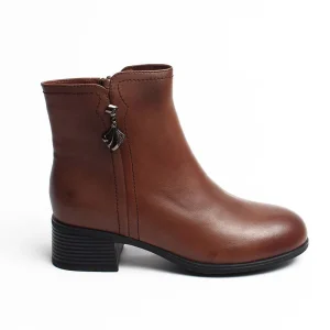 Chaussures Femme Bottines en Cuir, Couleur Marron / N065-62 / BEL CHOU'S