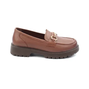Chaussures Femme Mocassins en Cuir, Couleur Marron / N075-62 / BEL CHOU'S