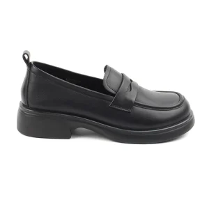 Chaussures Femme Mocassins en Cuir, Couleur Noir / N078-51 / BEL CHOU'S