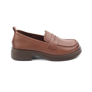 Chaussures Femme Mocassins en Cuir, Couleur Marron / N078-62 / BEL CHOU'S