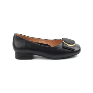 Chaussures Femme Ballerines en Cuir, Couleur Noir / N081-51 / BEL CHOU'S